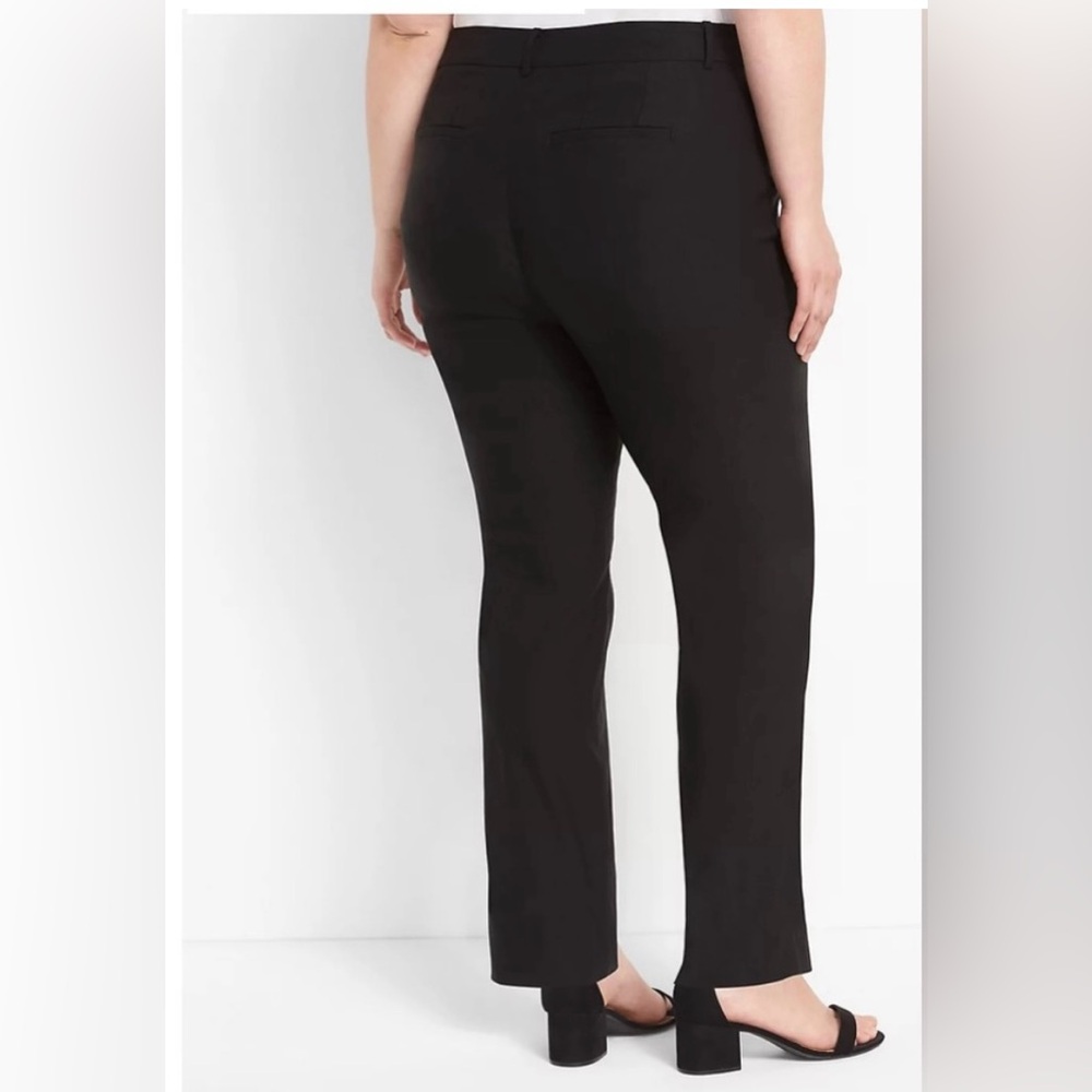Lane Bryant Black Pant Red Triangle - Size 18 - Picture 5 of 12